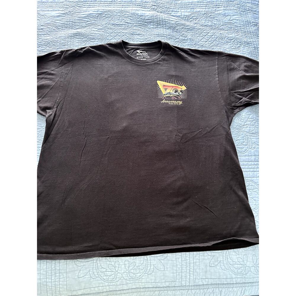 Mens In-N-Out 70th Anniversary Tee Size XXL Black Pre Owned